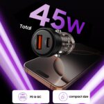 TECH-PROTECT CC03 2-utora ultra brzi auto punjač PD 45W/ QC3.0 - Slika 5