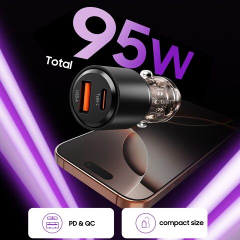 TECH-PROTECT CC03 2-utora ultra brzi auto punjač PD 95W/ QC3.0 - Slika 5