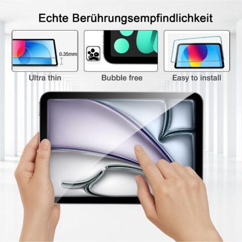 PREMIUM kaljeno staklo za iPad Air 11 2025 M3/2024 M2, iPad Air 7/6 generacije - Slika 5