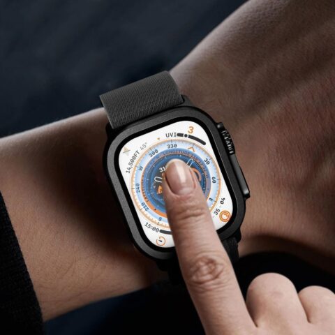 HOFI GLASS RING 2-komada APPLE WATCH ULTRA 1 / 2 / 3 (49 mm) TITANIUM - Slika 5