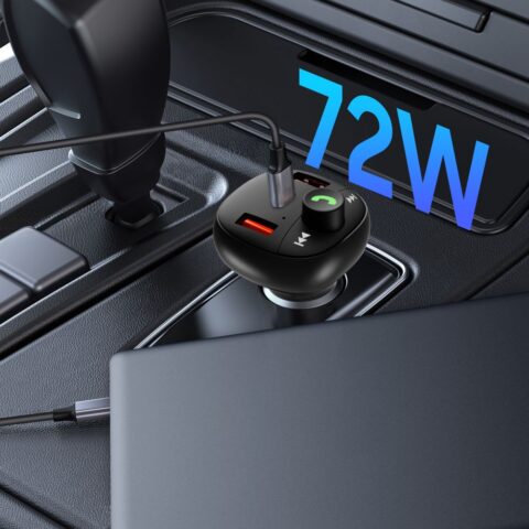 TECH-PROTECT CC06 3-utora ultra brzi auto punjač PD 72W + TRANSMITER FM BLUETOOTH - Slika 6