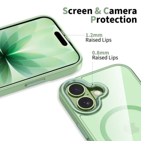 TECH-PROTECT MAGMAT MAGSAFE zaštita za iPHONE 17 (SAGE/CLEAR) - Slika 6