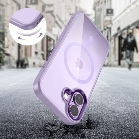 TECH-PROTECT MAGMAT MAGSAFE zaštita za iPHONE 17 (LAVENDER/CLEAR) - Slika 8