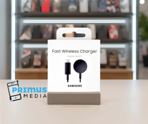 Dizajn bez naslova (13) Samsung Galaxy Smartwatch punjač EP-OR900BBE Type-C crni (original pakiranje) - Slika 1