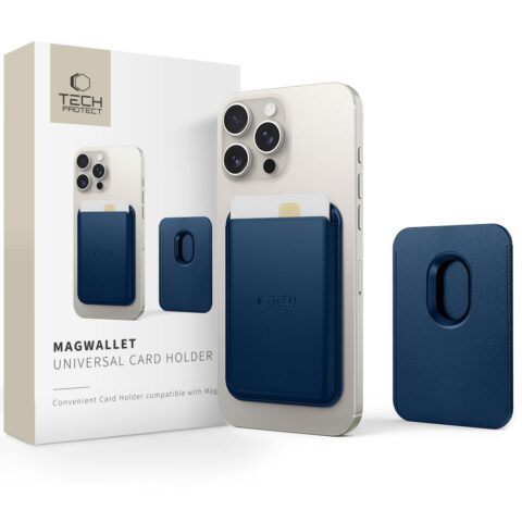 1 TECH-PROTECT MAGWALLET MAGSAFE univerzalni novčanik (NAVY BLUE) - Slika 1