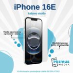 TECH-PROTECT kaljeno staklo za iPHONE 16E / 17E (+BESPLATNO POSTAVLJANJE)