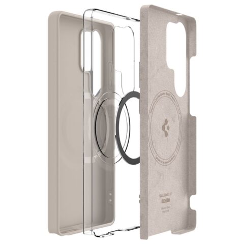 SPIGEN SILICONE FIT MAG MAGSAFE Samsung GALAXY S25 ULTRA (NATURAL TITANIUM) - Slika 15