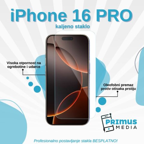 TECH-PROTECT kaljeno staklo za iPHONE 16 PRO (+BESPLATNO POSTAVLJANJE) - Slika 1