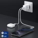 SPIGEN ESSENTIAL EE202EU 2-utora BRZI strujni punjač 20W (bijeli) - Slika 5