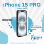 TECH-PROTECT kaljeno staklo za iPHONE 15 PRO (+BESPLATNO POSTAVLJANJE)
