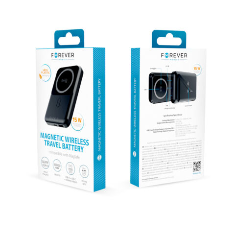 Bežični power bank MATB-100 PD QC 22.5W 10.000 mAh crni magnetski MAGSAFE - Slika 11