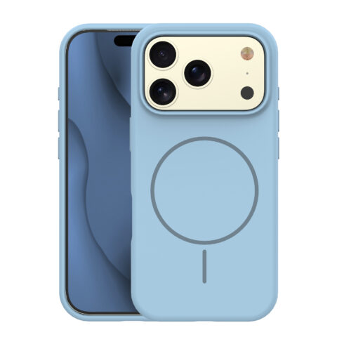 481332_oryg SILICONE THIN MAGSAFE maskica za iPhone 17 PRO (light blue) - Slika 1