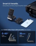 SPIGEN ESSENTIAL EF302MOQ Qi2.2 2u1 MAGNETIC MAGSAFE bežični punjač - Slika 6