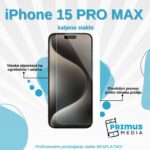 TECH-PROTECT kaljeno staklo za iPHONE 15 PRO MAX (+BESPLATNO POSTAVLJANJE)