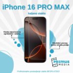 TECH-PROTECT kaljeno staklo za iPHONE 16 PRO MAX (+BESPLATNO POSTAVLJANJE)