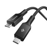 SPIGEN EB10010CC ESSENTIAL TIP-C kabel 100W 100cm (crni) - Slika 2