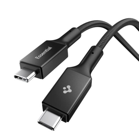 SPIGEN EB10010CC ESSENTIAL TIP-C kabel 100W 100cm (crni) - Slika 2