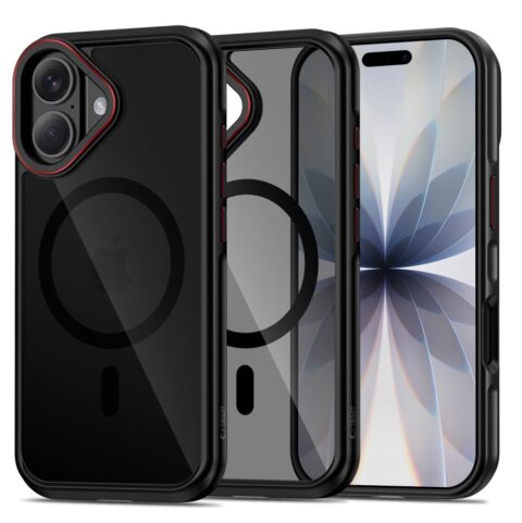 1 TECH-PROTECT MAGHYBRID MAGSAFE zaštita za iPHONE 17 (BLACK/RED) - Slika 1