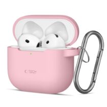 TECH-PROTECT SILICONE HOOK zaštita za APPLE AIRPODS 4 (DUSTY PINK)