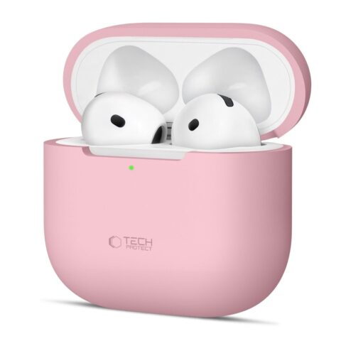 TECH-PROTECT SILICONE zaštita za APPLE AIRPODS 4 (DUSTY PINK) - Slika 1
