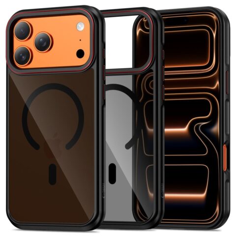 TECH-PROTECT MAGHYBRID MAGSAFE zaštita za iPHONE 17 PRO (BLACK/RED) - Slika 1