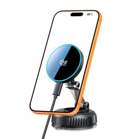 TECH-PROTECT MM25W-V8 QI2.2 MAGNETIC MAGSAFE WINDSHIELD & DASHBOARD auto bežični punjač 25W - Slika 3