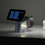 TECH-PROTECT A48 3 u 1 MAGNETIC MAGSAFE bežični punjač 25W QI2.2 (tamno sivi) - Slika 11