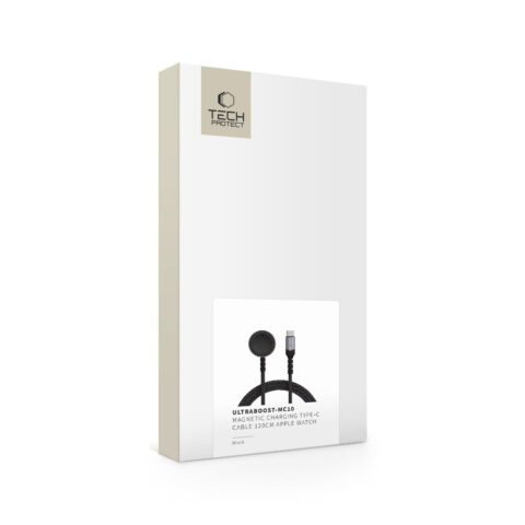 Tech-Protect MC01 magnetni punjač za Apple Watch USB-C 1.2m, crni - Slika 6