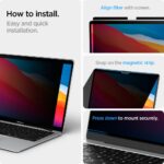 SPIGEN SAFE VIEW MACBOOK AIR 13 M2 / M3 / M4 / 2022-2025 zaštitna folija (PRIVACY) - Slika 13