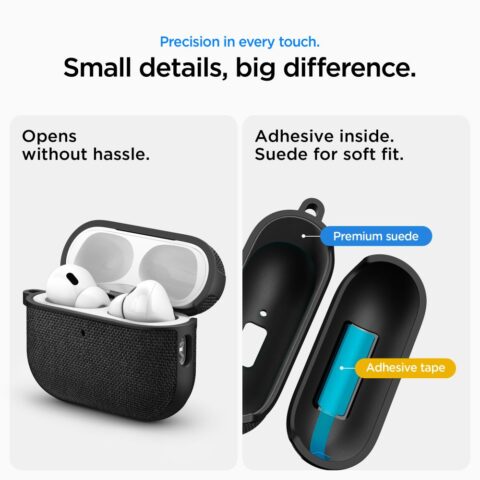 SPIGEN URBAN FIT zaštita za APPLE AIRPODS PRO 3 (CRNA) - Slika 15