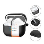 Tech-Protect Silicone Hook zaštita za SAMSUNG GALAXY BUDS 3 / 3 PRO (CRNA) - Slika 3