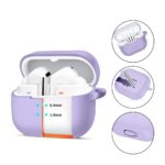 Tech-Protect Silicone Hook zaštita za SAMSUNG GALAXY BUDS 3 / 3 PRO (LAVENDER) - Slika 3