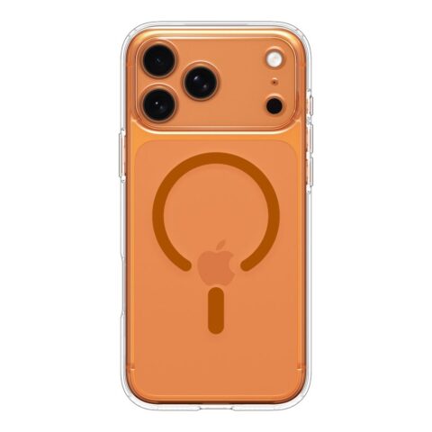 SPIGEN ULTRA HYBRID MAG MAGSAFE za iPHONE 17 PRO MAX (CLEAR/ORANGE) - Slika 3