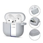 TECH-PROTECT SILICONE HOOK zaštita za APPLE AIRPODS 4 (CRAYON GREY) - Slika 3