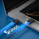 SPIGEN EB10010CC ESSENTIAL TIP-C kabel 100W 200cm (crni) - Slika 4