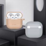 TECH-PROTECT SILICONE HOOK zaštita za APPLE AIRPODS 4 (CRAYON GREY) - Slika 4