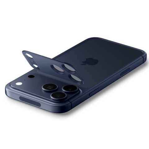 SPIGEN OPTIK PRO XL GLAS.TR ”EZ FIT” CAMERA PROTECTOR za iPHONE 17 PRO (blue) - Slika 5