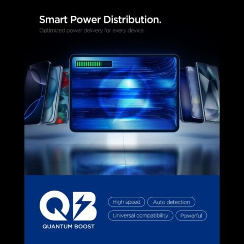 SPIGEN ESSENTIAL EE673EU 3-utora BRZI strujni punjač 67W (bijeli) - Slika 5