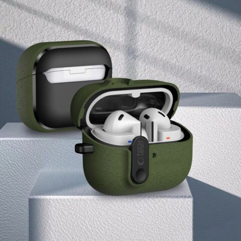 TECH-PROTECT SLIM HOOK zaštita za SAMSUNG GALAXY BUDS 3 / 3 FE / 3 PRO (OLIVE GREEN) - Slika 4