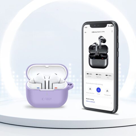 Tech-Protect Silicone Hook zaštita za SAMSUNG GALAXY BUDS 3 / 3 PRO (LAVENDER) - Slika 6