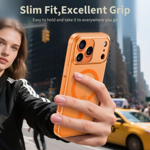 TECH-PROTECT MAGSLIM MAGSAFE zaštita za iPHONE 17 PRO (MATTE/COSMIC ORANGE) - Slika 6