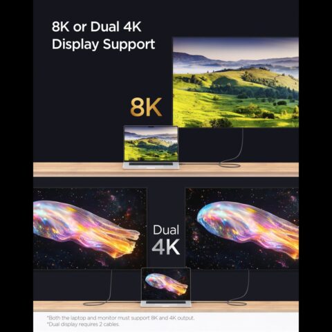 SPIGEN EB24012CC ESSENTIAL TIP-C kabel 240W 120cm (crni) - Slika 6