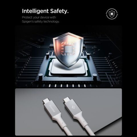 SPIGEN EB10010CC ESSENTIAL TIP-C kabel 100W 200cm (bijeli) - Slika 6