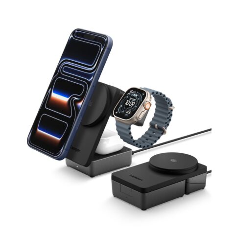 SPIGEN EF323MQ ESSENTIAL Qi2.2 3u1 MAGNETIC MAGSAFE bežični punjač - Slika 5