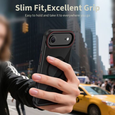 TECH-PROTECT MAGHYBRID MAGSAFE zaštita za iPHONE 17 AIR (BLACK/RED) - Slika 6