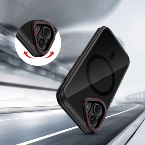 TECH-PROTECT MAGHYBRID MAGSAFE zaštita za iPHONE 17 (BLACK/RED) - Slika 7