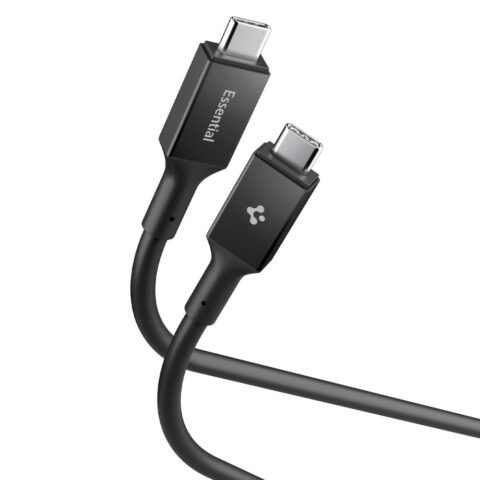 SPIGEN EB10010CC ESSENTIAL TIP-C kabel 100W 200cm (crni) - Slika 1