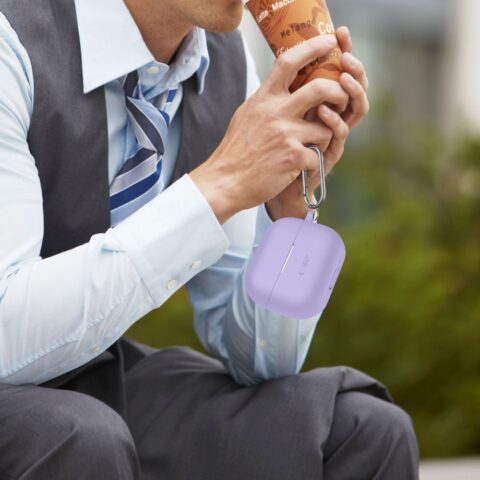 Tech-Protect Silicone Hook zaštita za SAMSUNG GALAXY BUDS 3 / 3 PRO (LAVENDER) - Slika 9