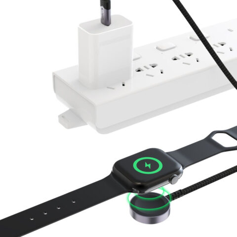 Tech-Protect MC01 magnetni punjač za Apple Watch USB-C 1.2m, crni - Slika 5