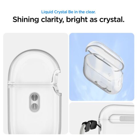 SPIGEN LIQUID CRYSTAL zaštita za Apple AIRPODS PRO 3 (CRYSTAL CLEAR) - Slika 9